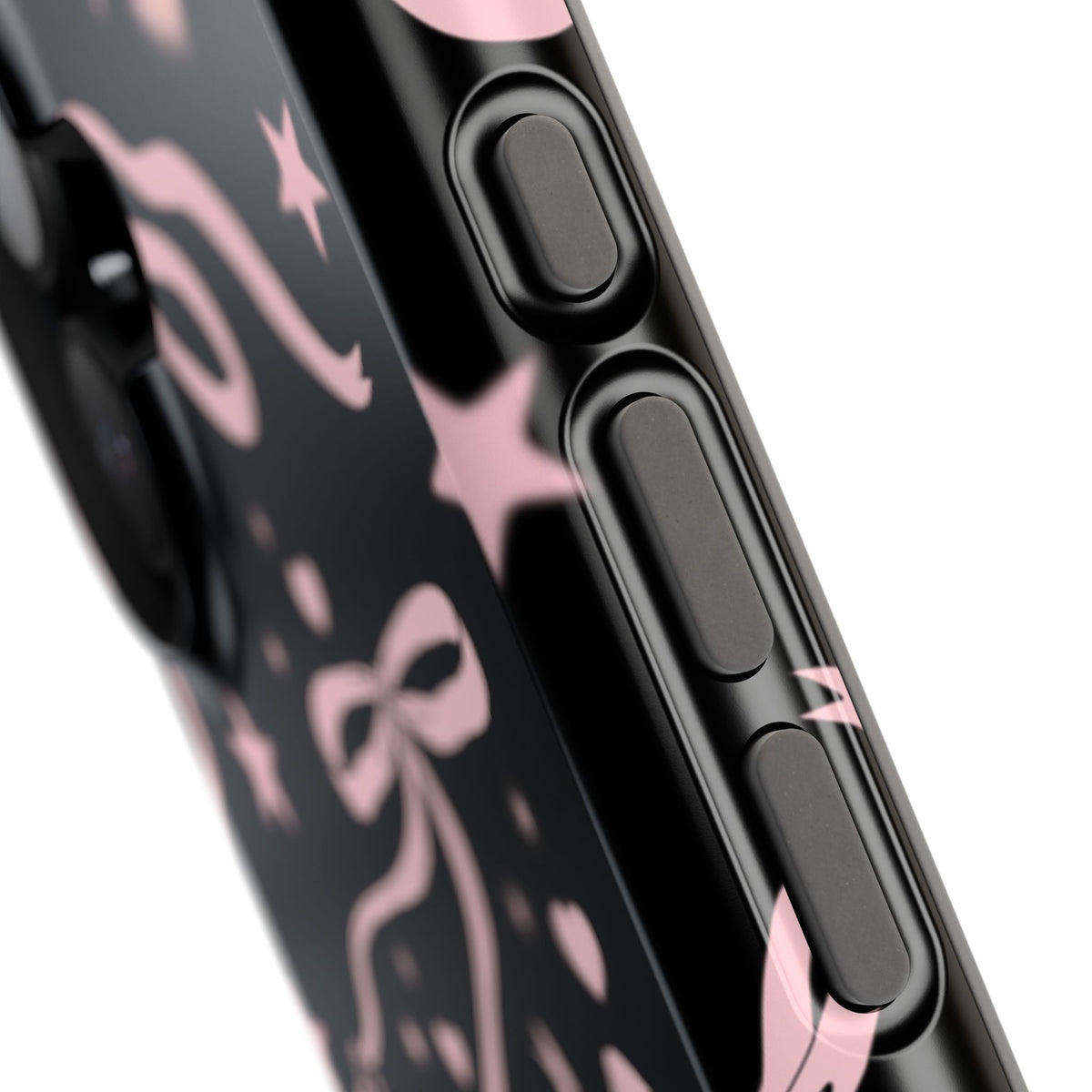 Black Cosmic Bows iPhone Case from Stella Cases
