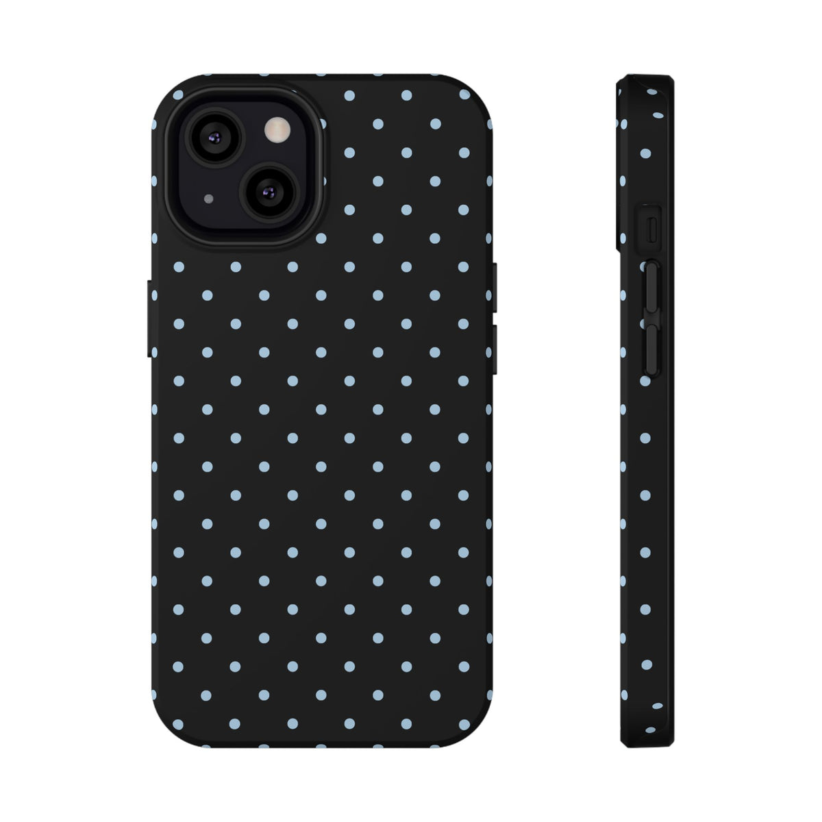 Blue Velvet Mini Dots iPhone Case