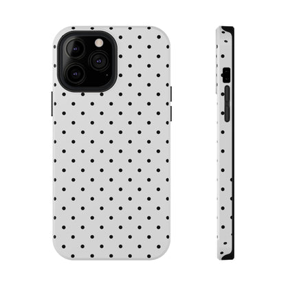 Black Mini Dots iPhone Case