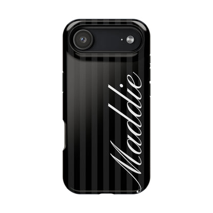 Custom Black Stripes iPhone Case