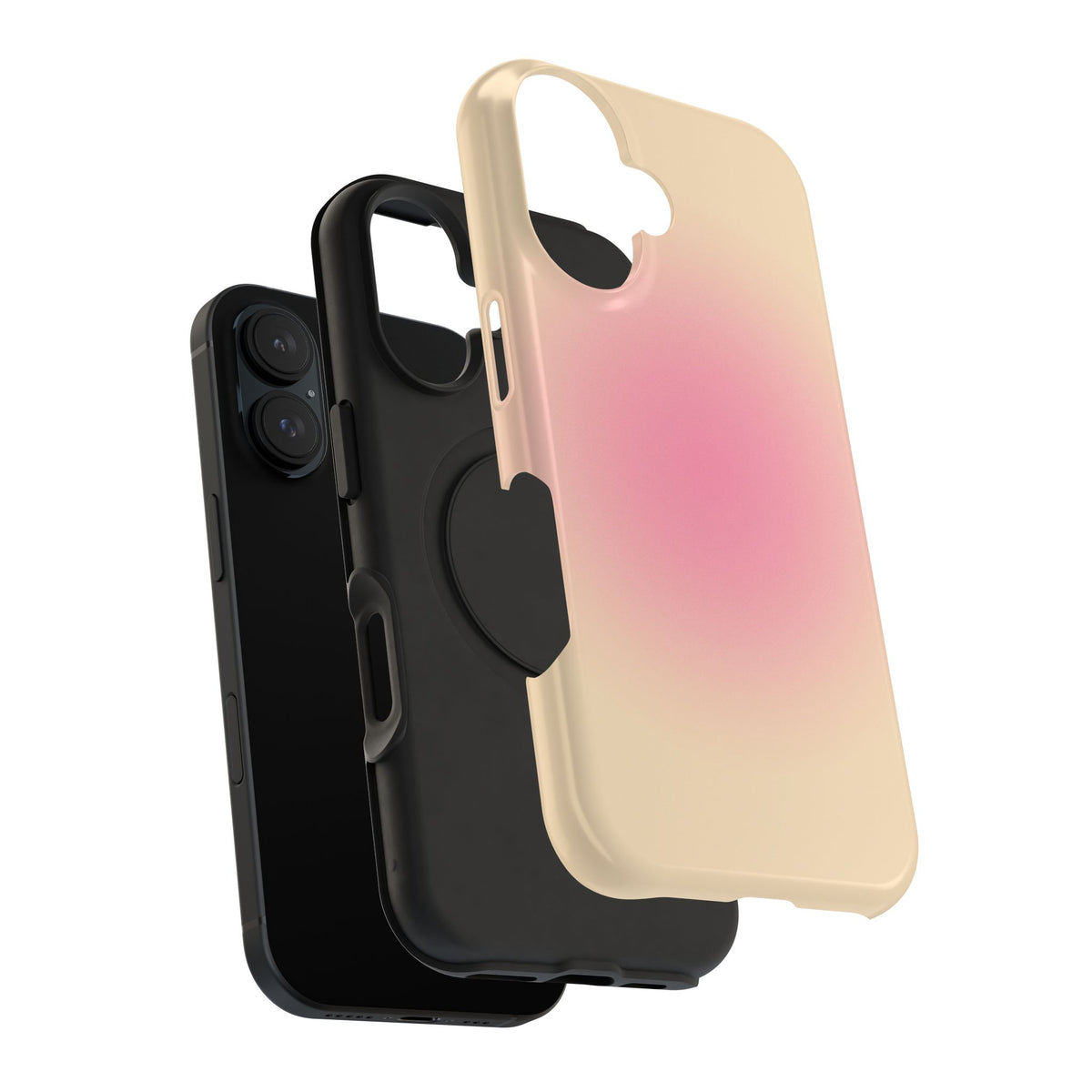 Pink & Yellow Aura iPhone Case from Stella Cases