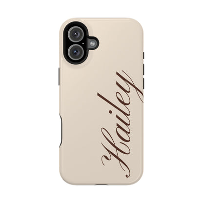 Custom Beige iPhone Case