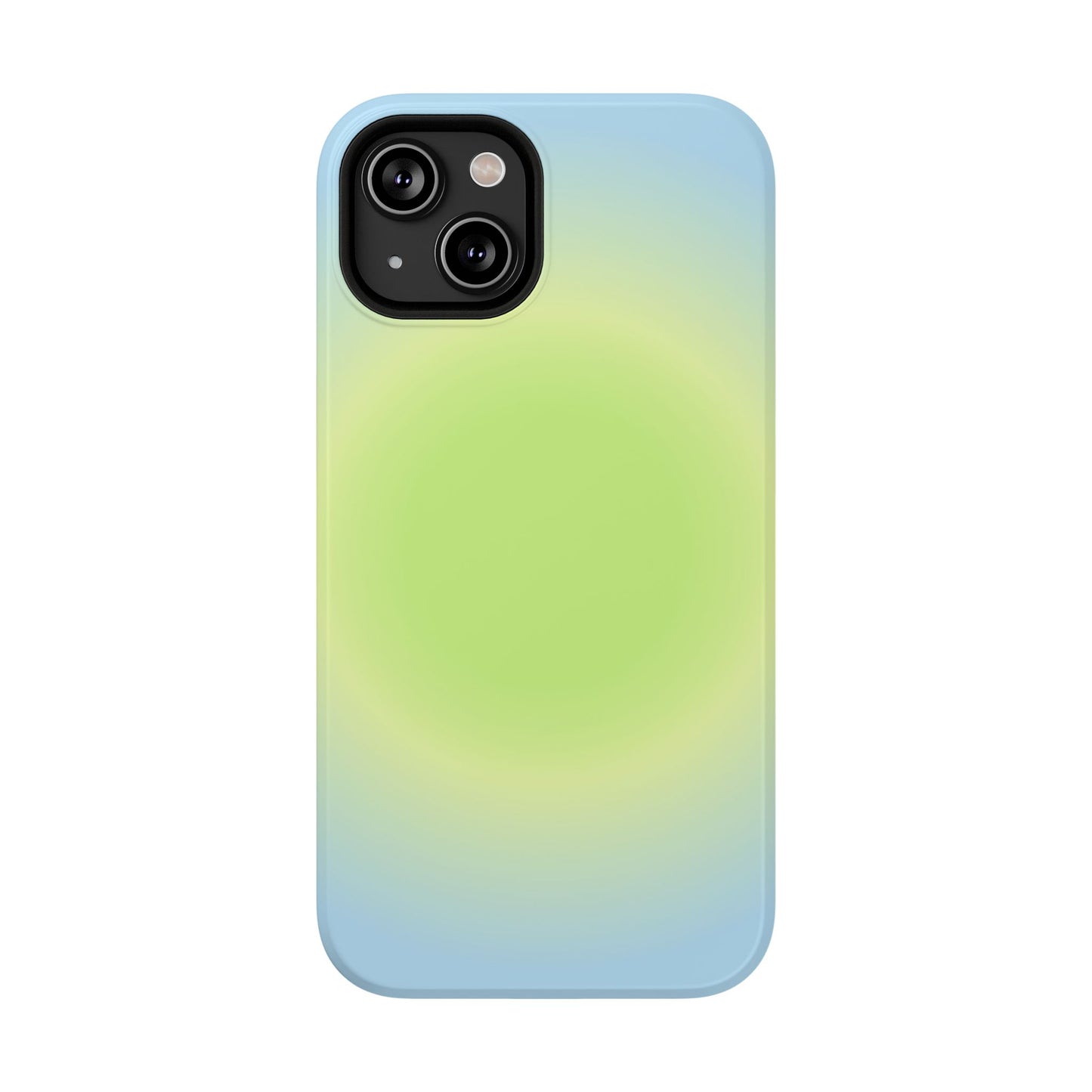 Green & Blue Aura iPhone Case
