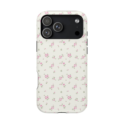 Blush Ditsy Flowers iPhone Case