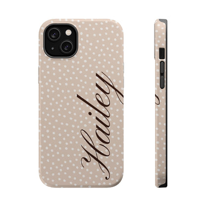 Custom Vanilla Dots iPhone Case