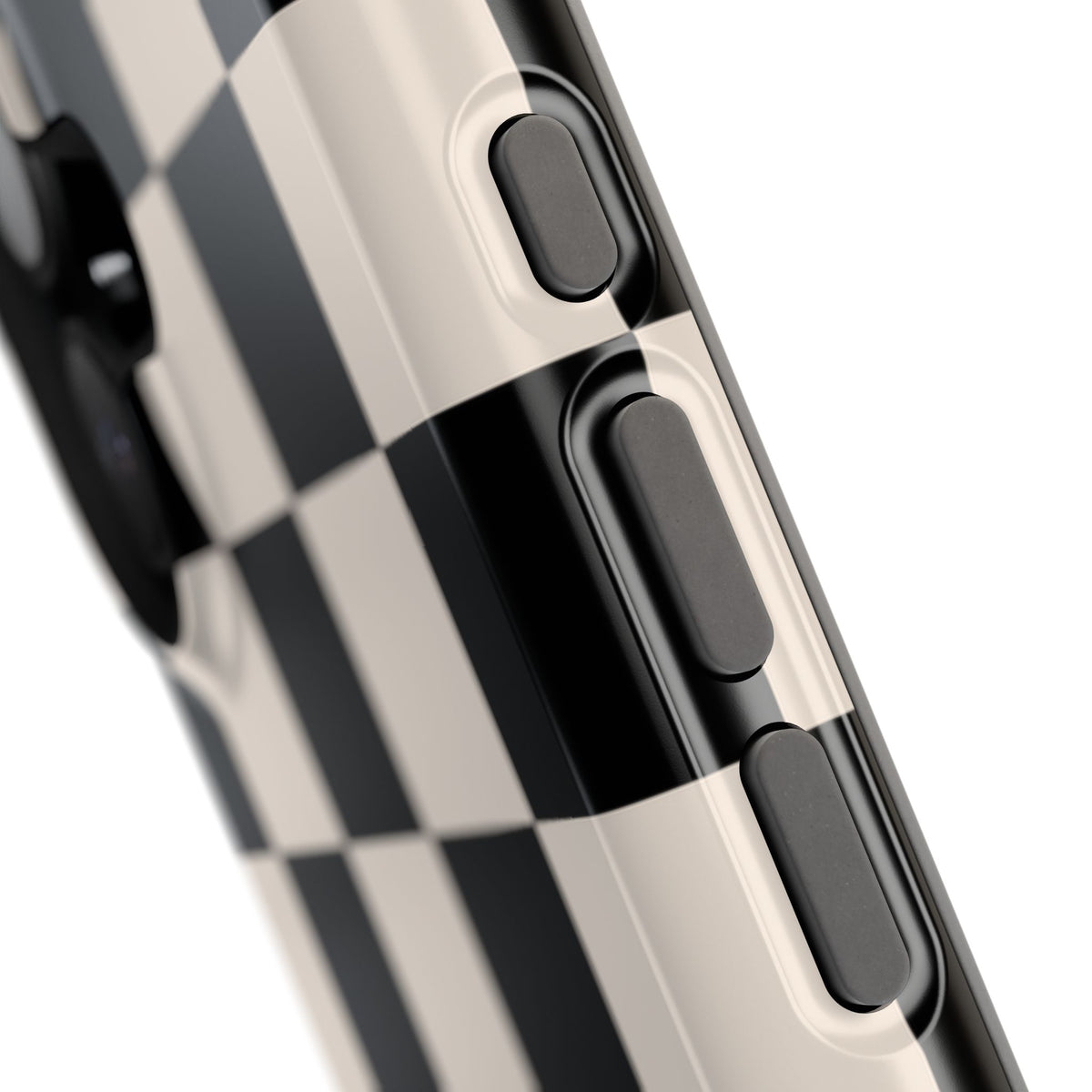 Espresso Checkered iPhone Case