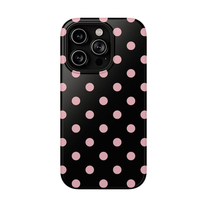 Sweet Midnight Polka Dots iPhone Case