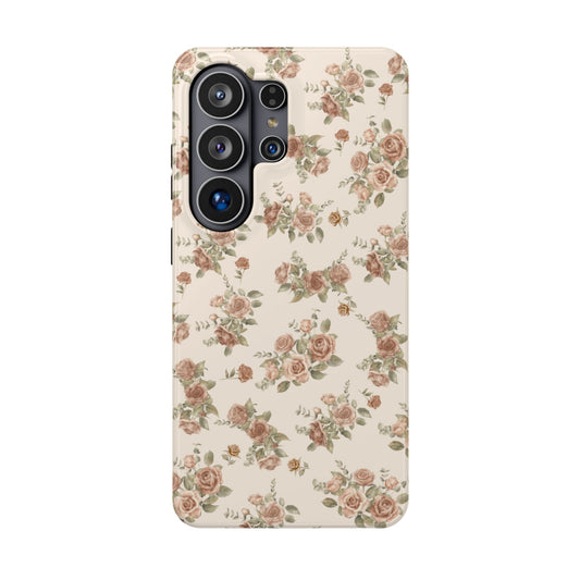 Mocha Roses Samsung Case