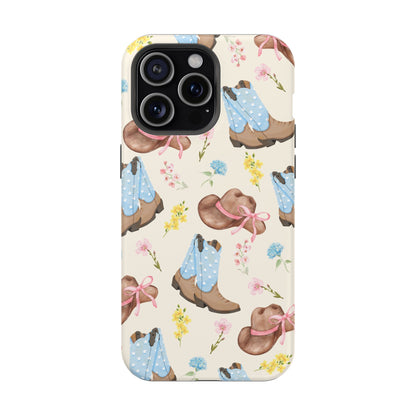 Floral Cowgirl iPhone Case