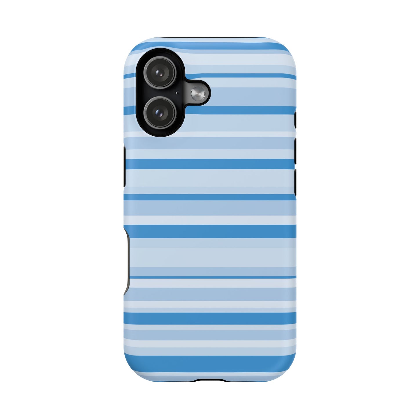 Blue Candy Stripes iPhone Case