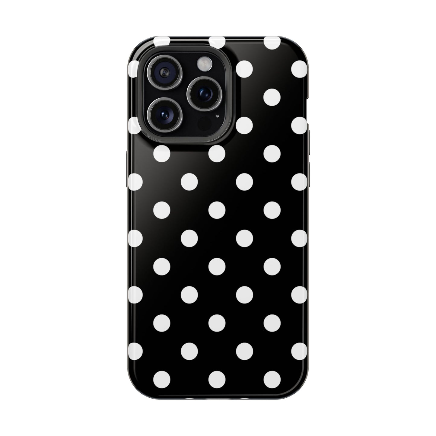 White Polka Dots iPhone Case