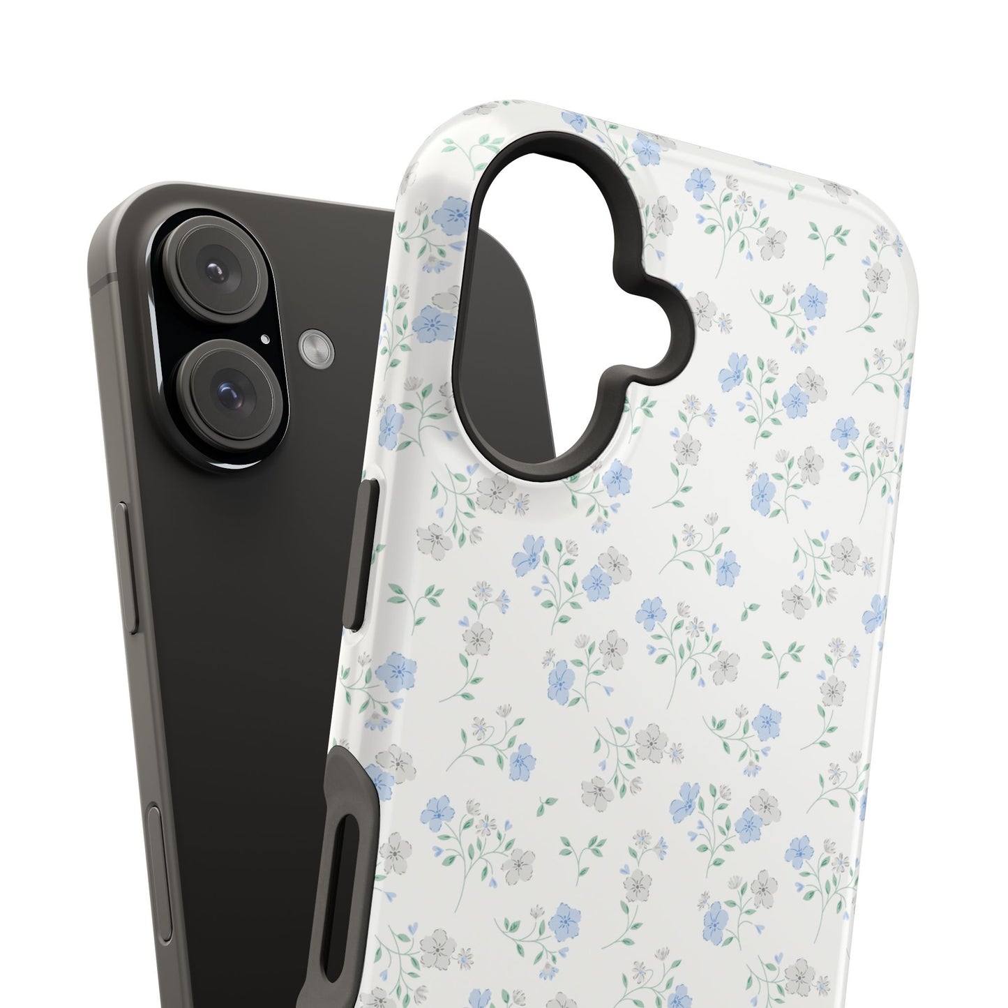 Blue Floral Ditsy iPhone Case