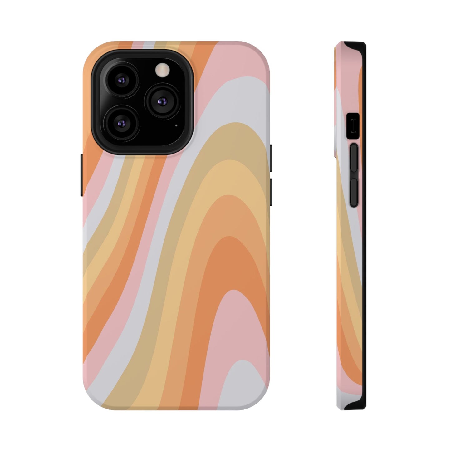 Rainbow Waves iPhone Case