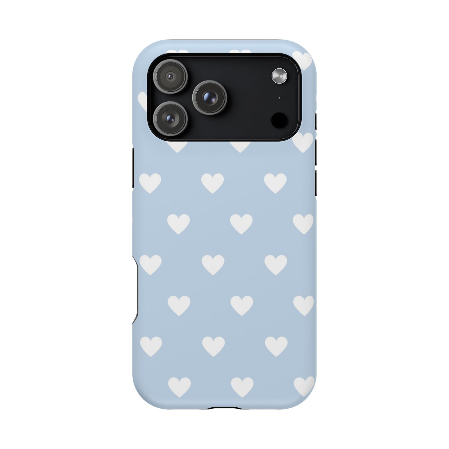 Blue Hearts iPhone Case