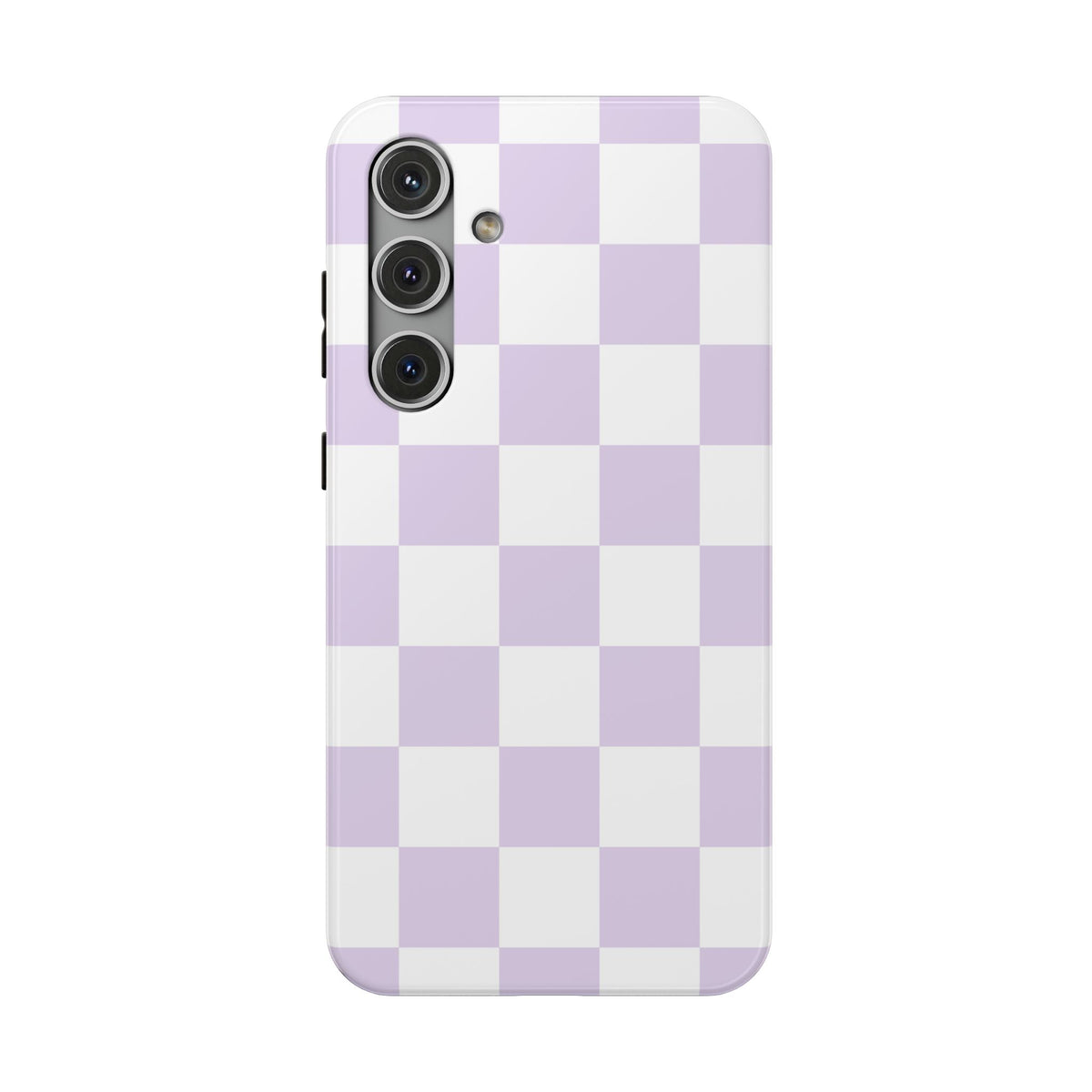 Pastel Purple Checkered Samsung Case