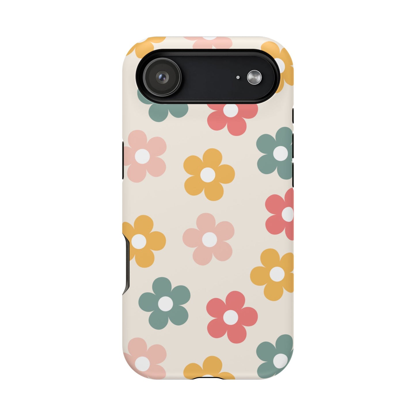 Boho Retro Flowers iPhone Case