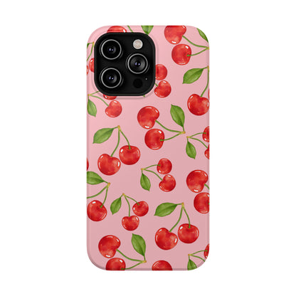 Cherry Rain iPhone Case