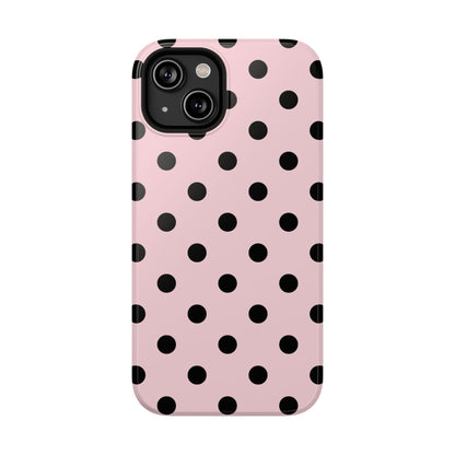 Pink Polka Dots iPhone Case
