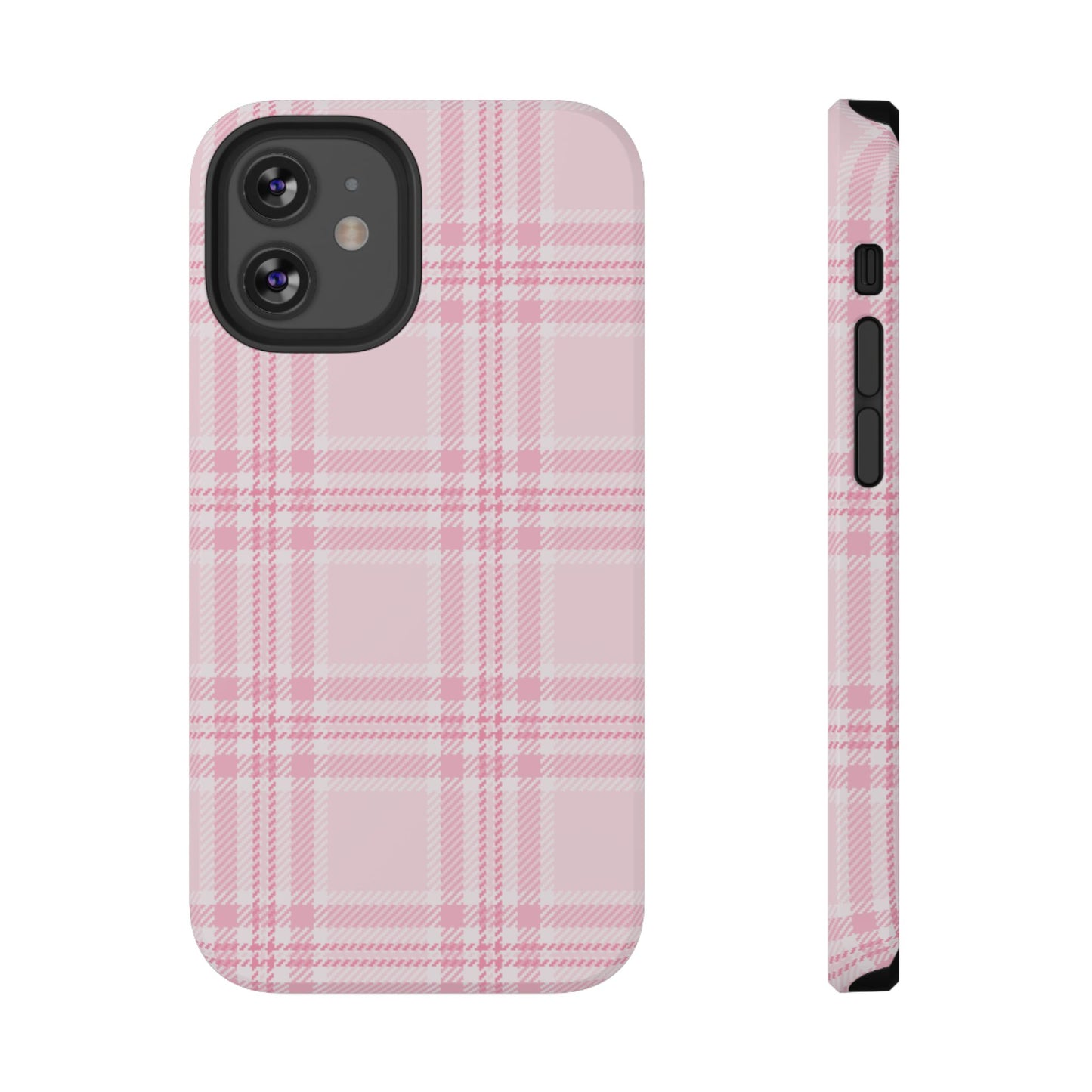 Pink Plaid iPhone Case