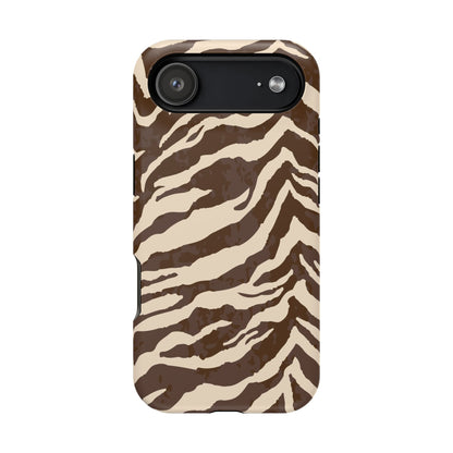 Brown Zebra iPhone Case