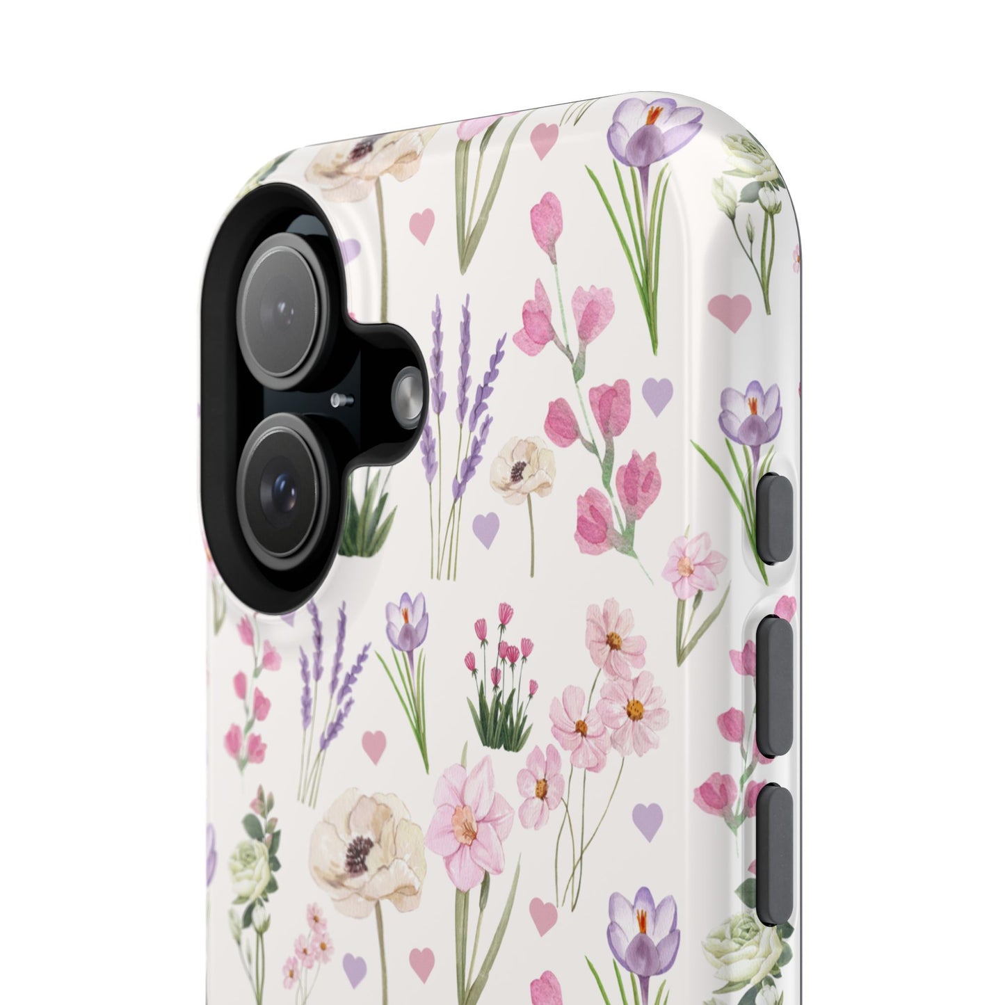 Vintage Purple Floral iPhone Case