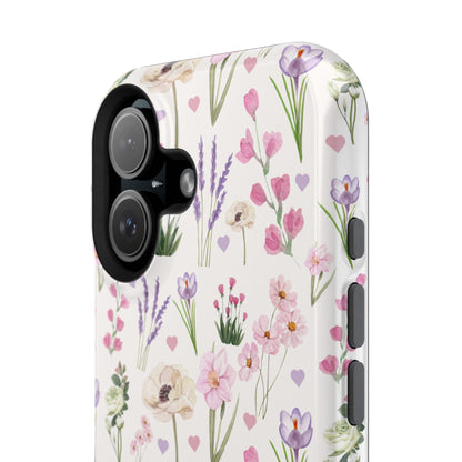 Vintage Purple Floral iPhone Case