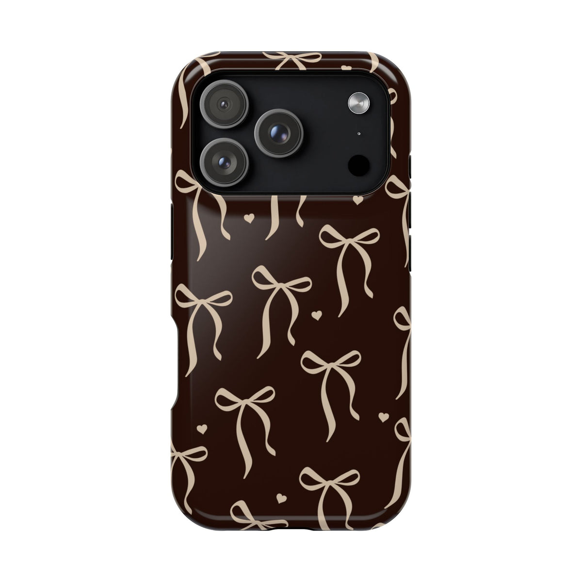 Chocolate Bows iPhone Case