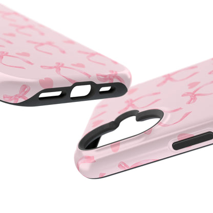 Bows & Hearts iPhone Case