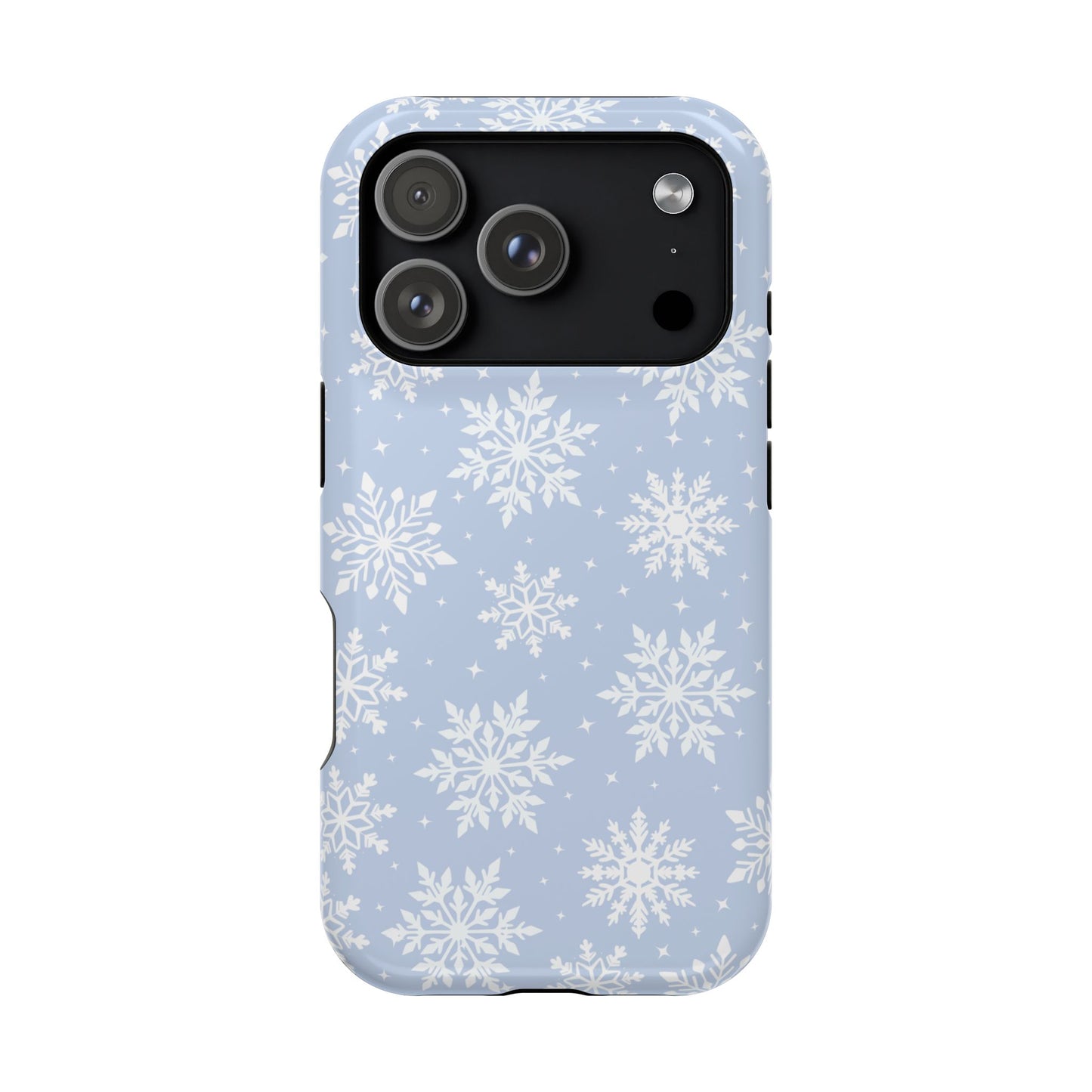 Blue Snowflakes iPhone Case