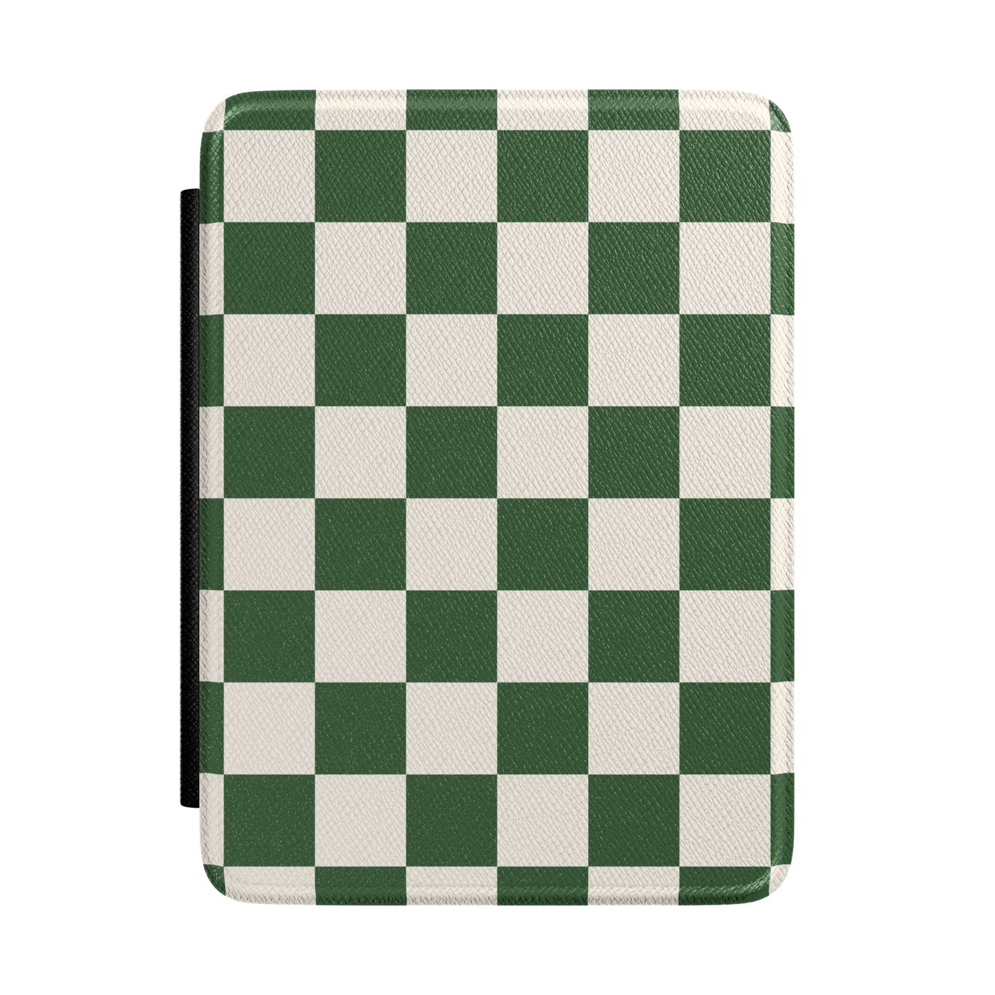Green Checkered Kindle Case