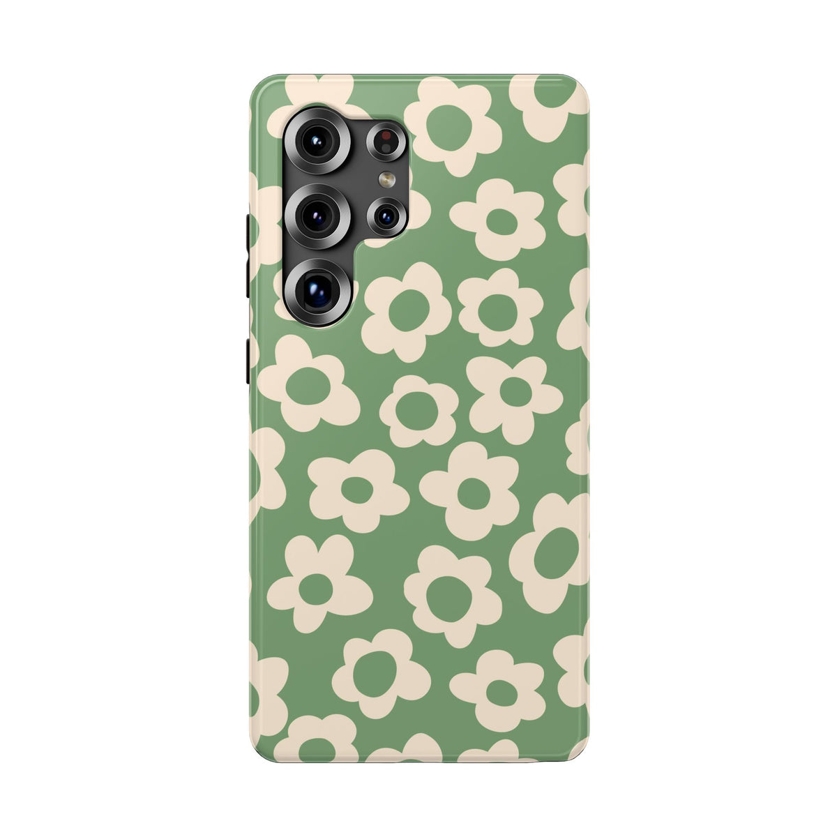 Green Las Flores Samsung Case