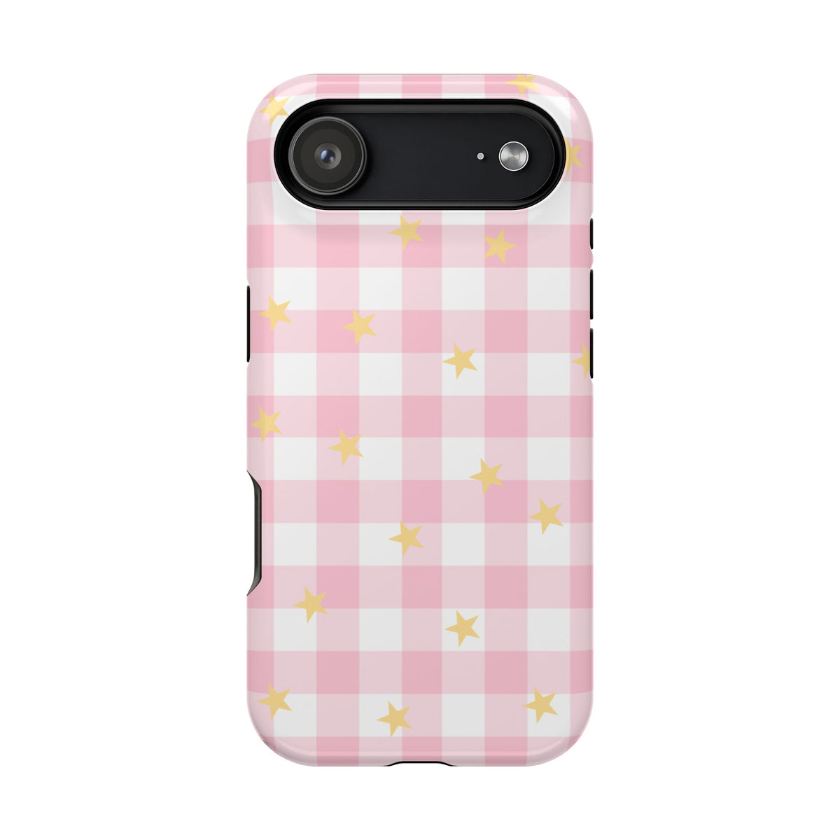 Pink Lemonade Gingham iPhone Case