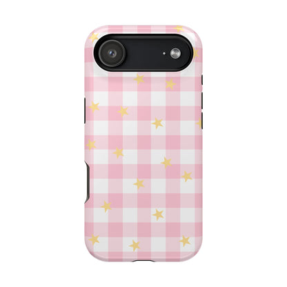Pink Lemonade Gingham iPhone Case