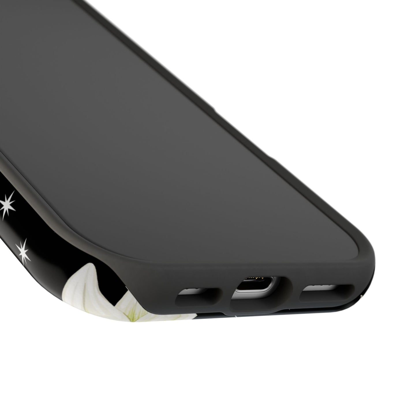 Tiger Lilies & Stars iPhone Case