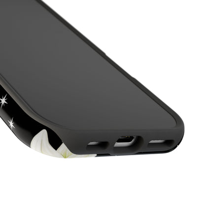 Tiger Lilies & Stars iPhone Case