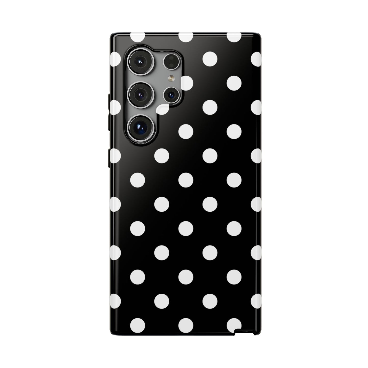 White Polka Dots Samsung Case