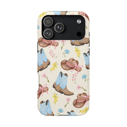 Floral Cowgirl iPhone Case