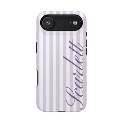 Personalized Lilac Beau iPhone Case