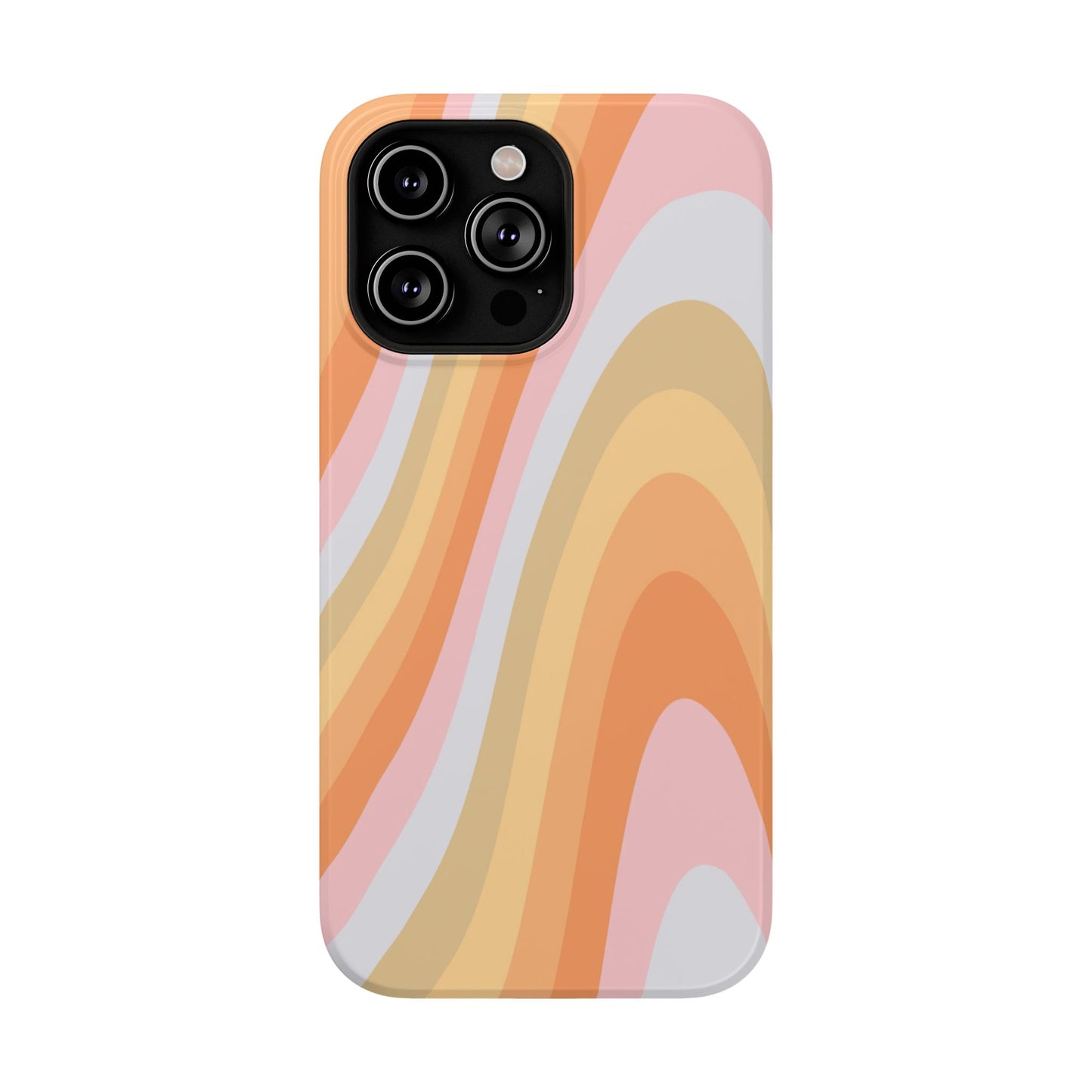 Rainbow Waves iPhone Case
