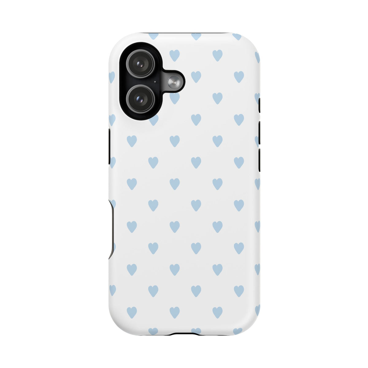 Blue Little Hearts iPhone Case