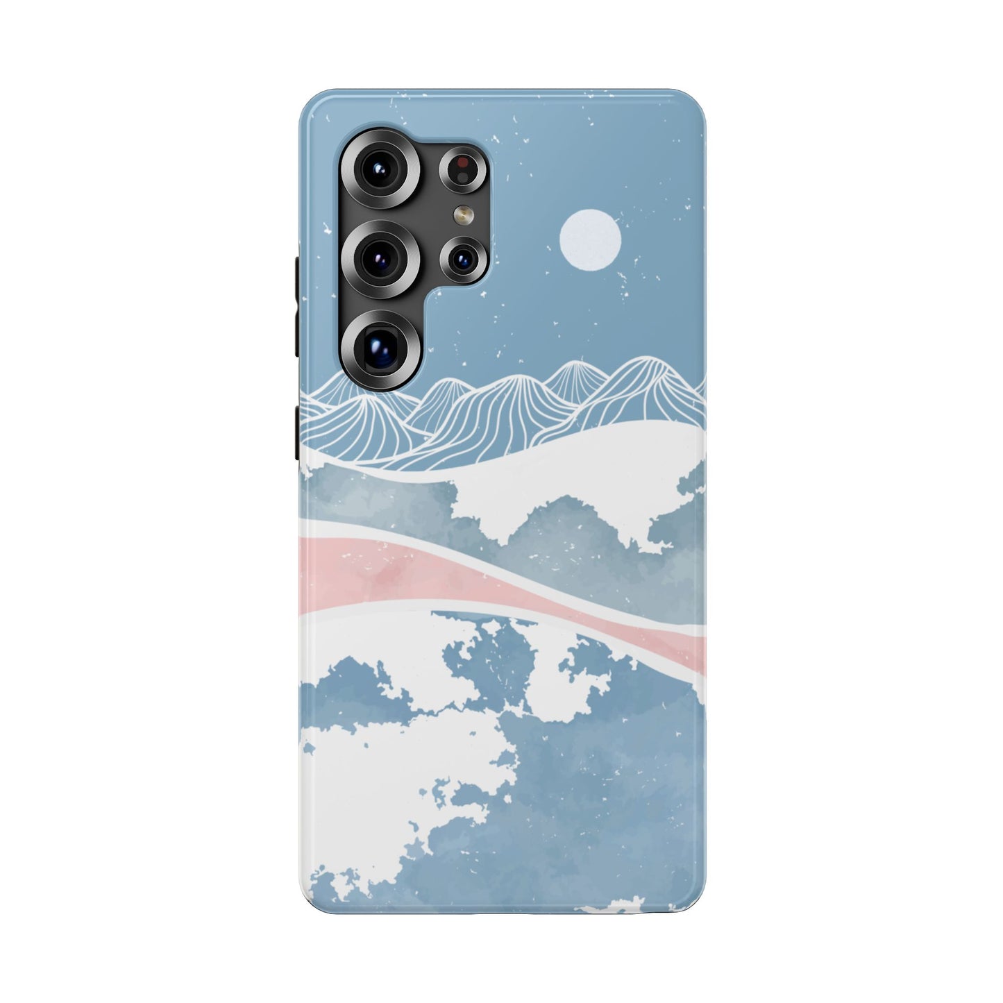 Blue Winter Night Samsung Case