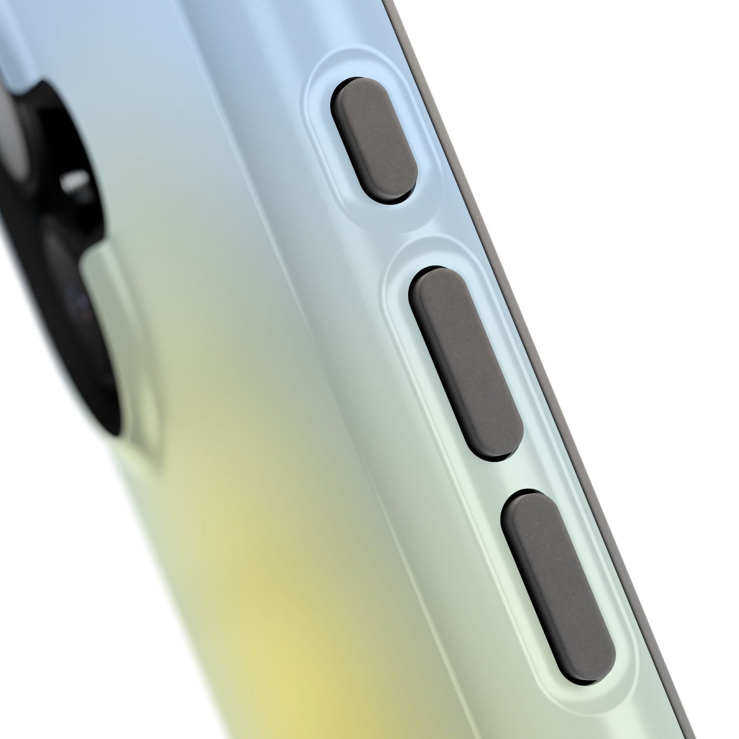Yellow & Blue Aura iPhone Case