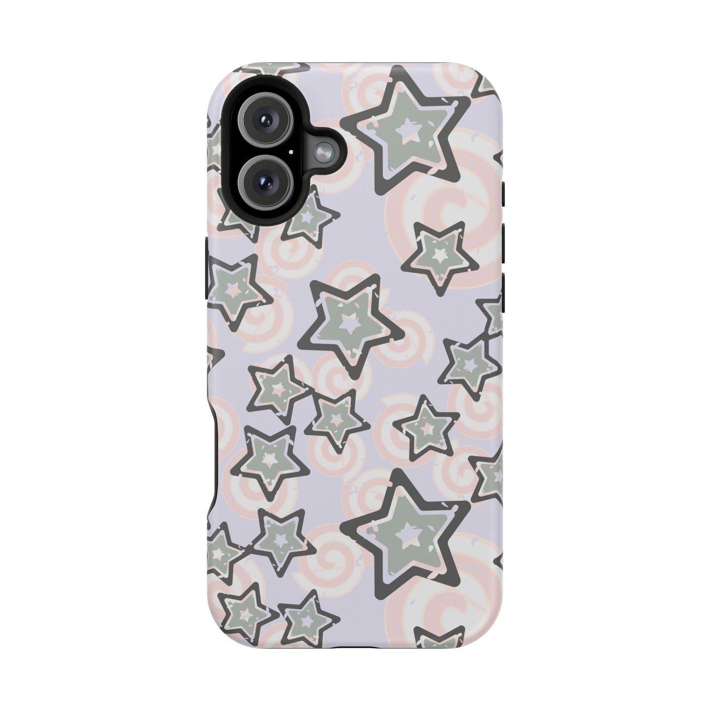Y2K Gray Star iPhone Case