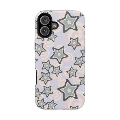 Y2K Gray Star iPhone Case