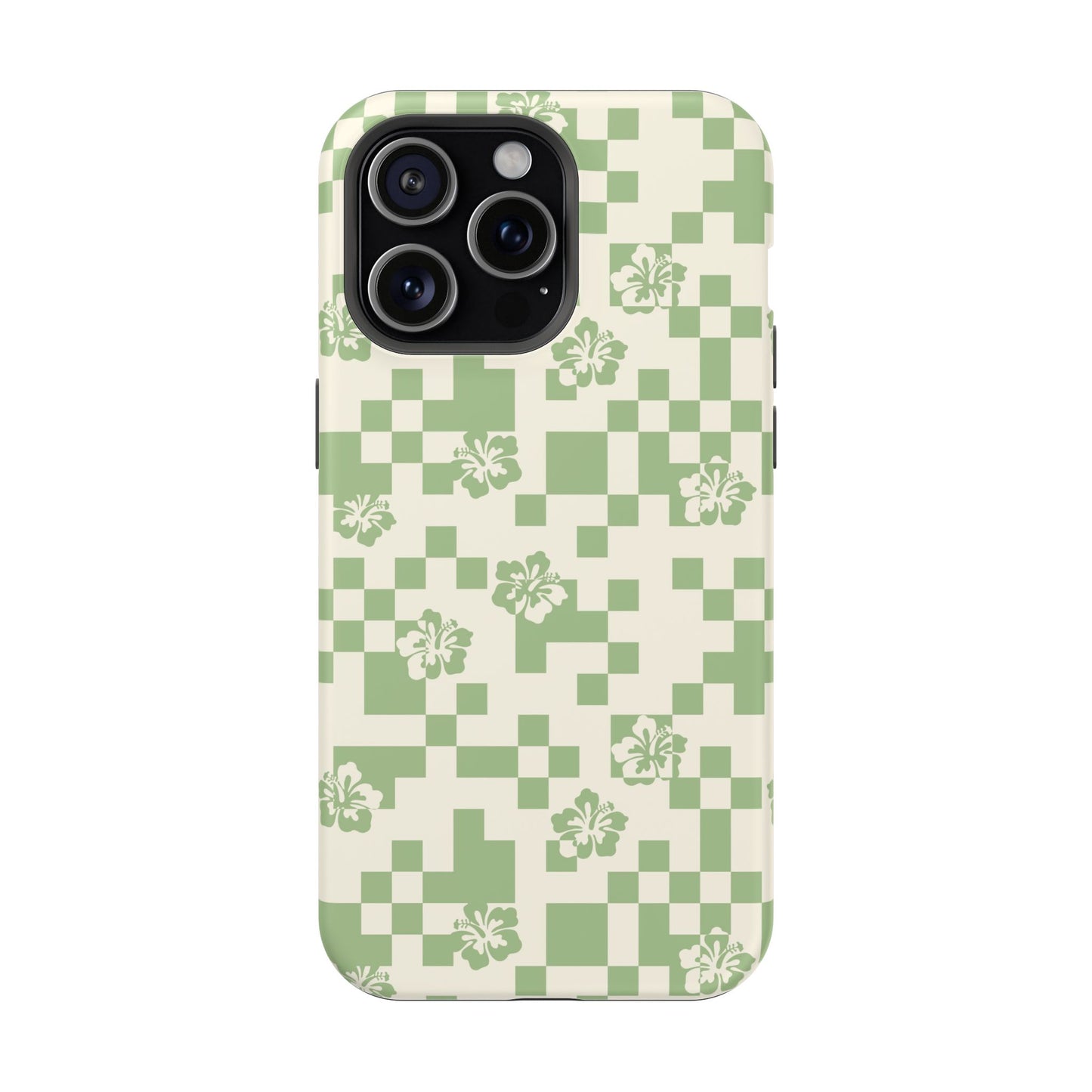 Green Hibiscus iPhone Case