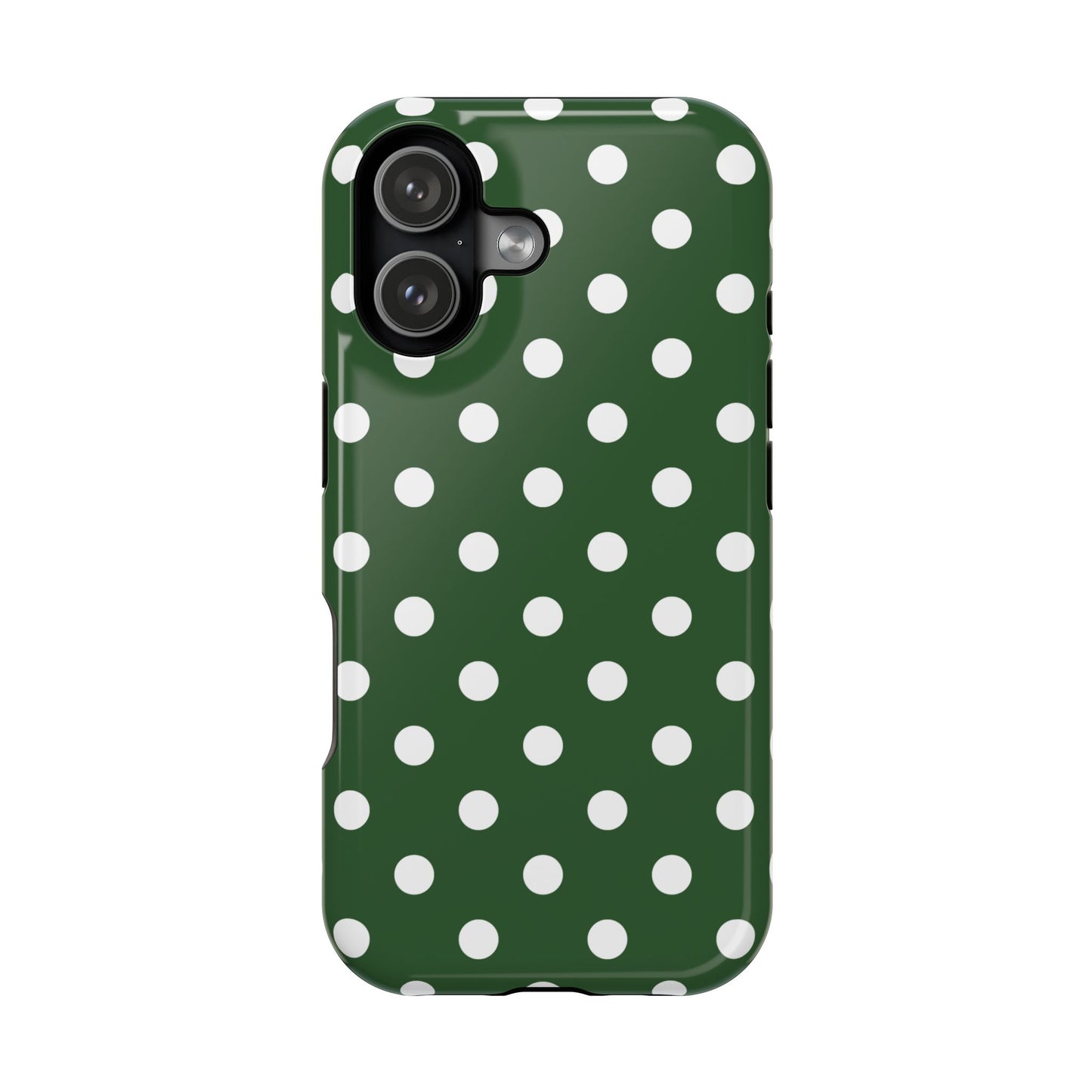 Green Polka Dots iPhone Case