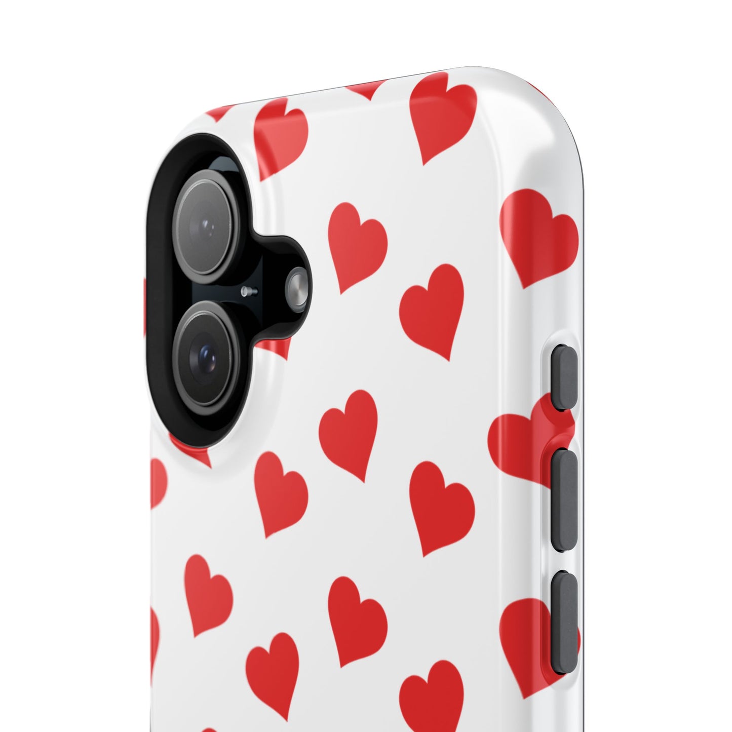 Red Heart Mania iPhone Case