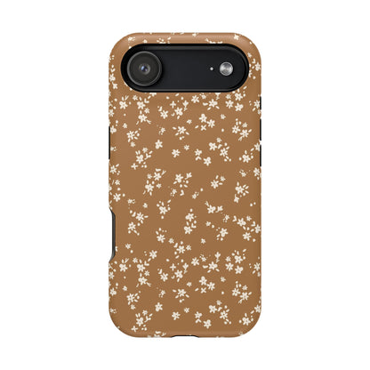 Toffee Ditsy Floral iPhone Case