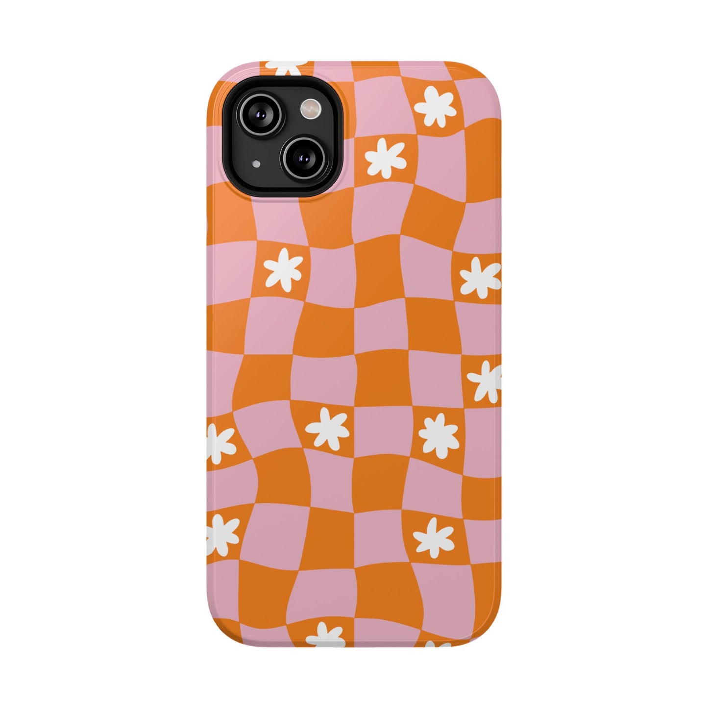 Groovy Check iPhone Case