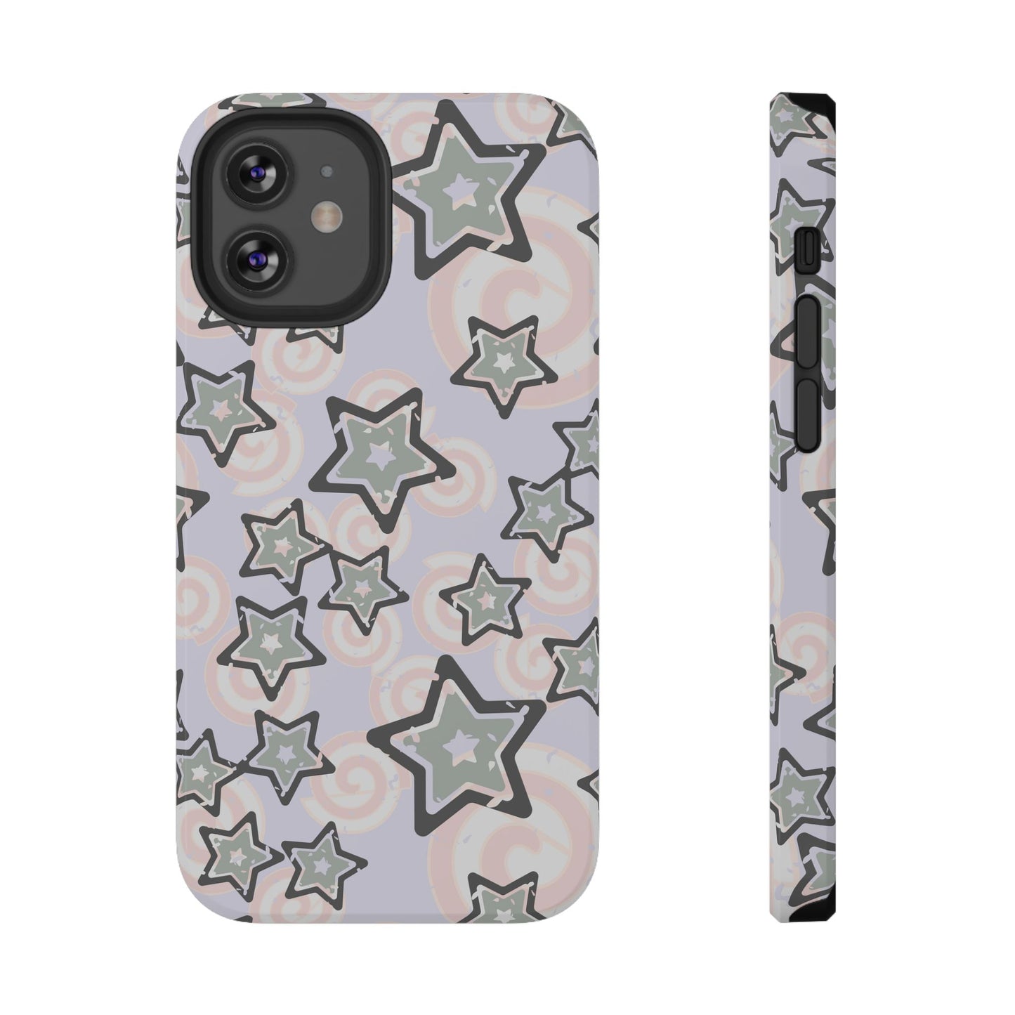 Y2K Gray Star iPhone Case